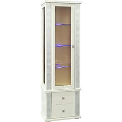 Шкаф с витриной «Тунис» П6.343.0.19-01 (П343.19Ш)